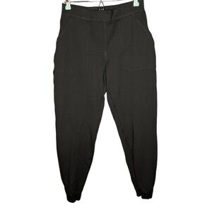 Spanx Pants Womens Large Black The Perfect Pant Ankle Joggers Stretch